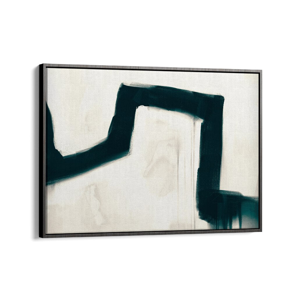 Bridge By Dan Hob day Abstract Art Artwork in Black Floater Frame