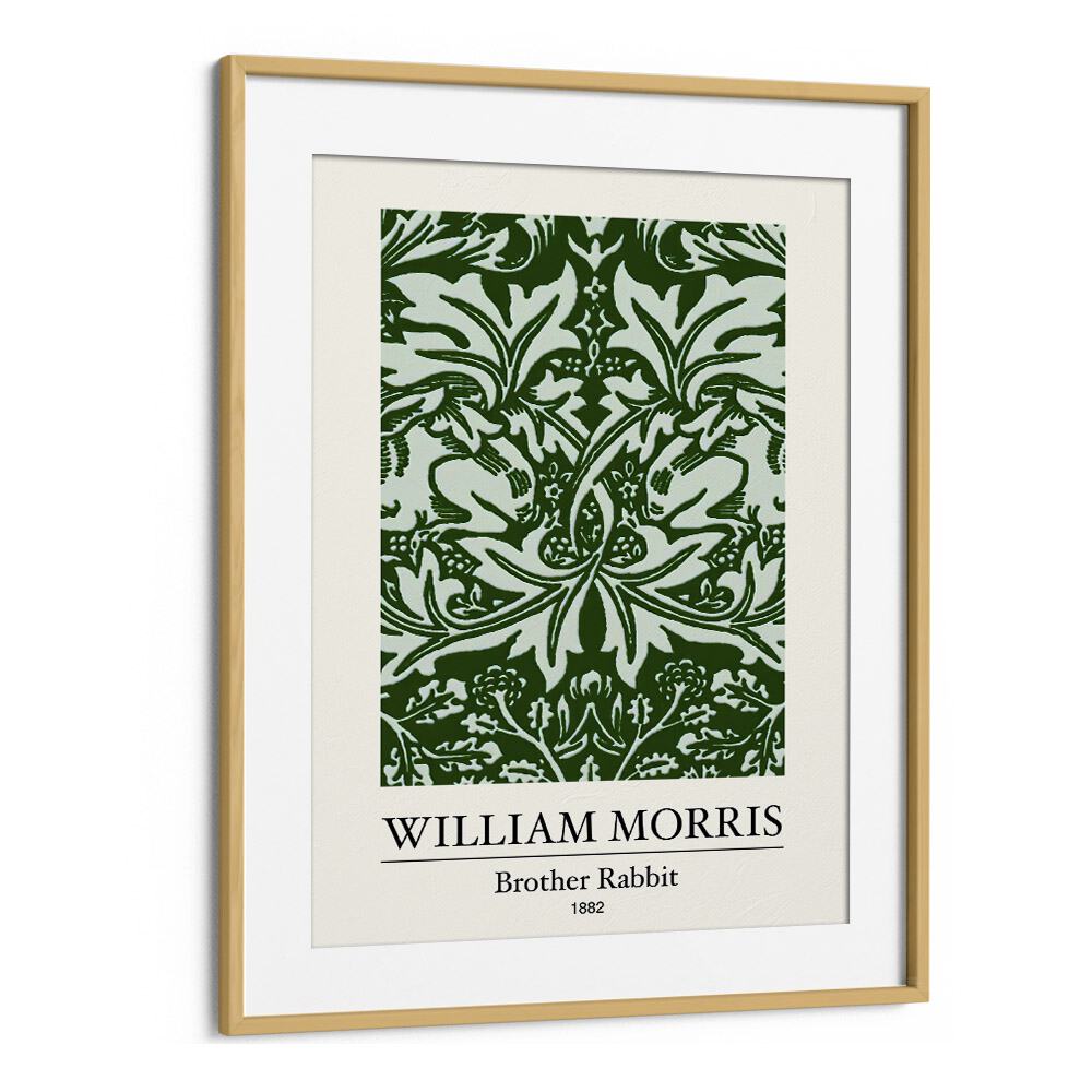 Brother Rabbit By William Morris A Tapestry Of Victorian Whimsy William Morris's art painting Artwork in Oak Wood Frame With Mount