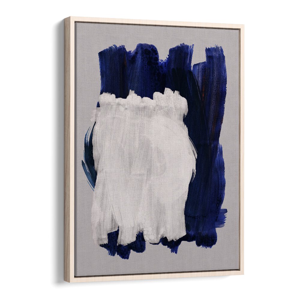 Brush Of Imagination By Mareike Bohmer Abstract Art Artwork in Oak Wood Floater Frame
