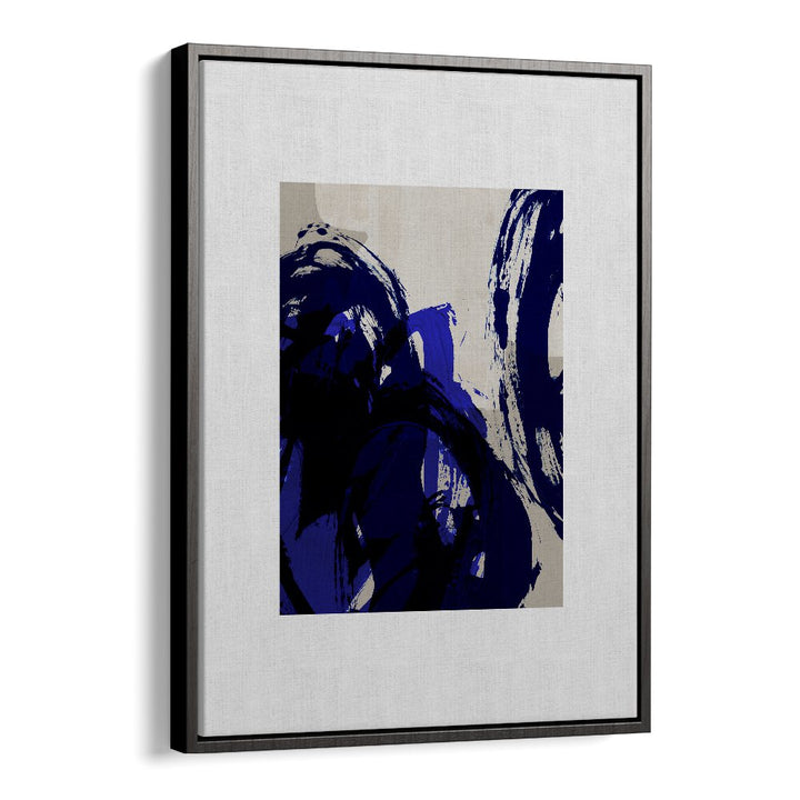 Brush Strokes Of Abstract Motion By Mareike Bohmer Abstract Art Artwork in Black Floater Frame
