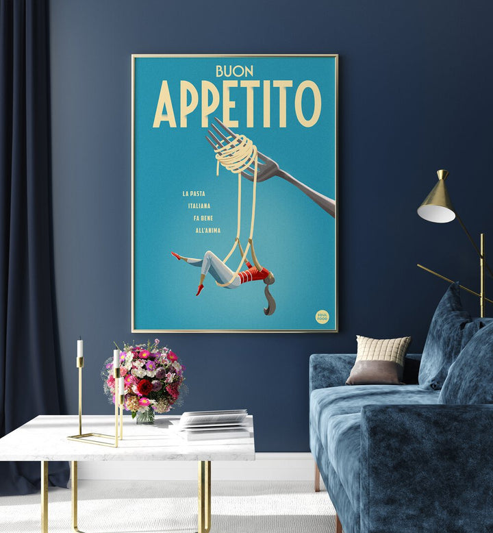 Elegant BUON APPETITO, BAR art enhances your dining space, celebrating the joy of mealtime with style and function.