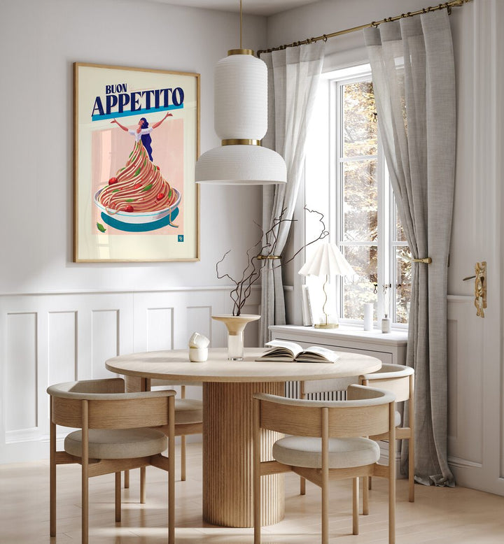 Elevate your space with the BUON APPETITO I, BAR & CAFE ART, a perfect blend of style and culinary inspiration.