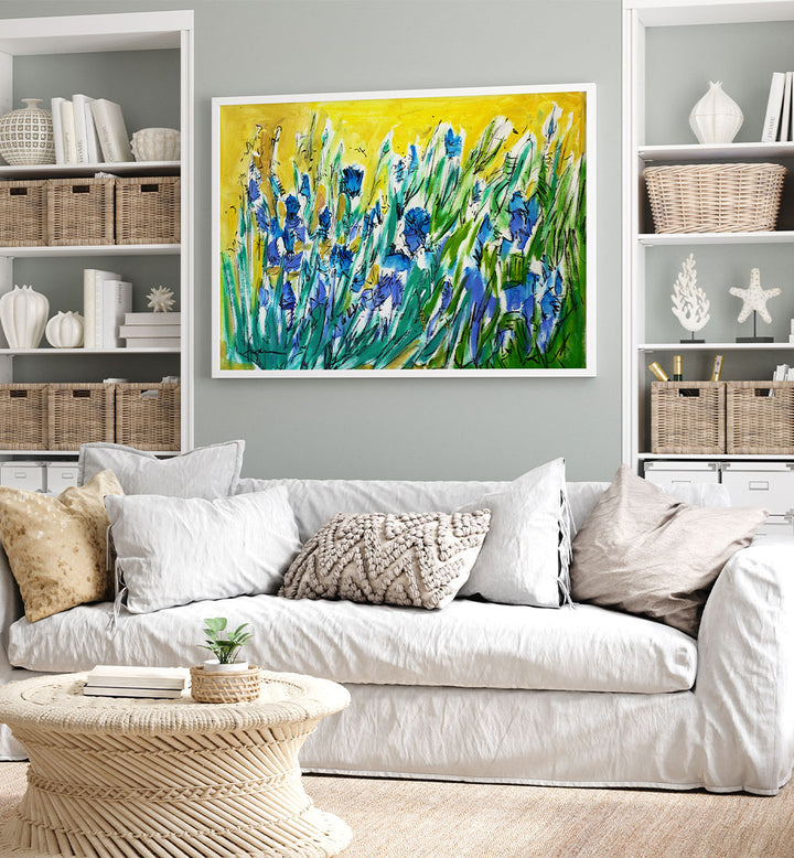 BURST OF BLUE BLOOMS