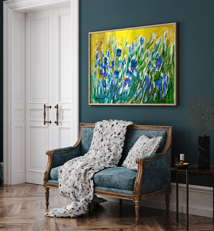 BURST OF BLUE BLOOMS