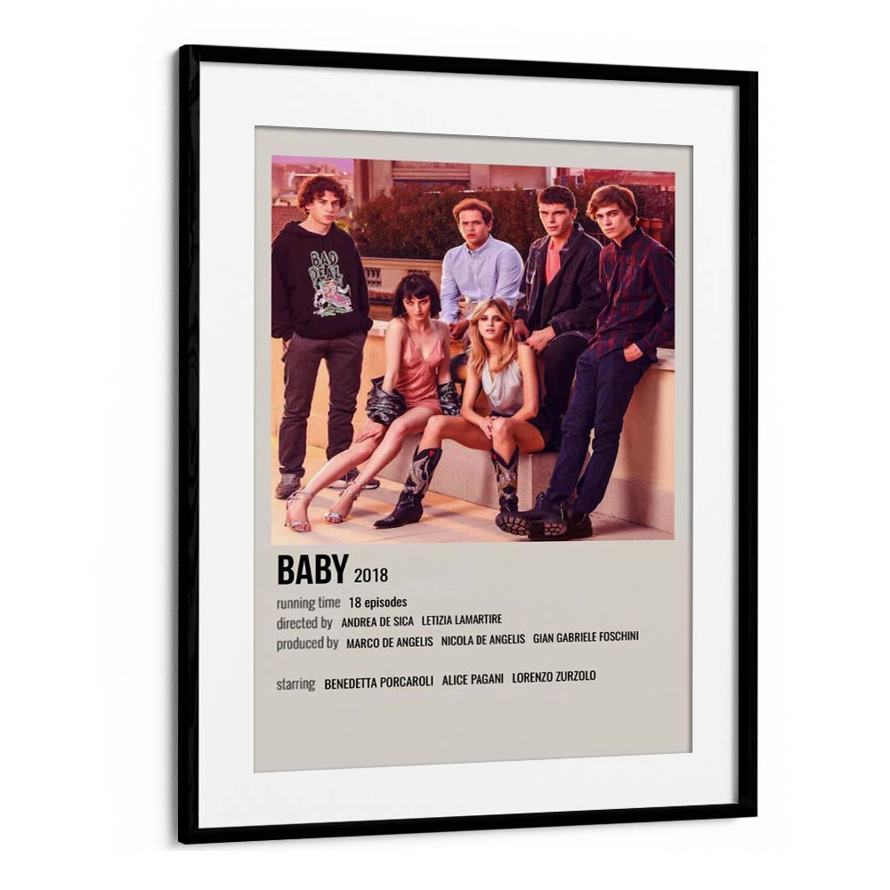 Baby 2018 Movie Posters in Black Frame With Mount