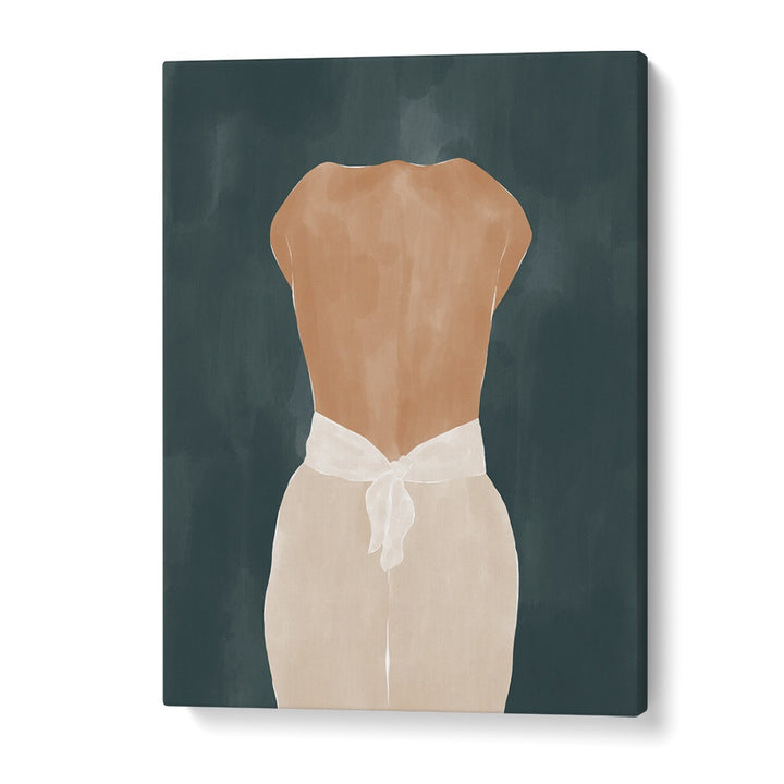 Back Side By Ivy Green Women Illustration Paintings in Gallery Wrap