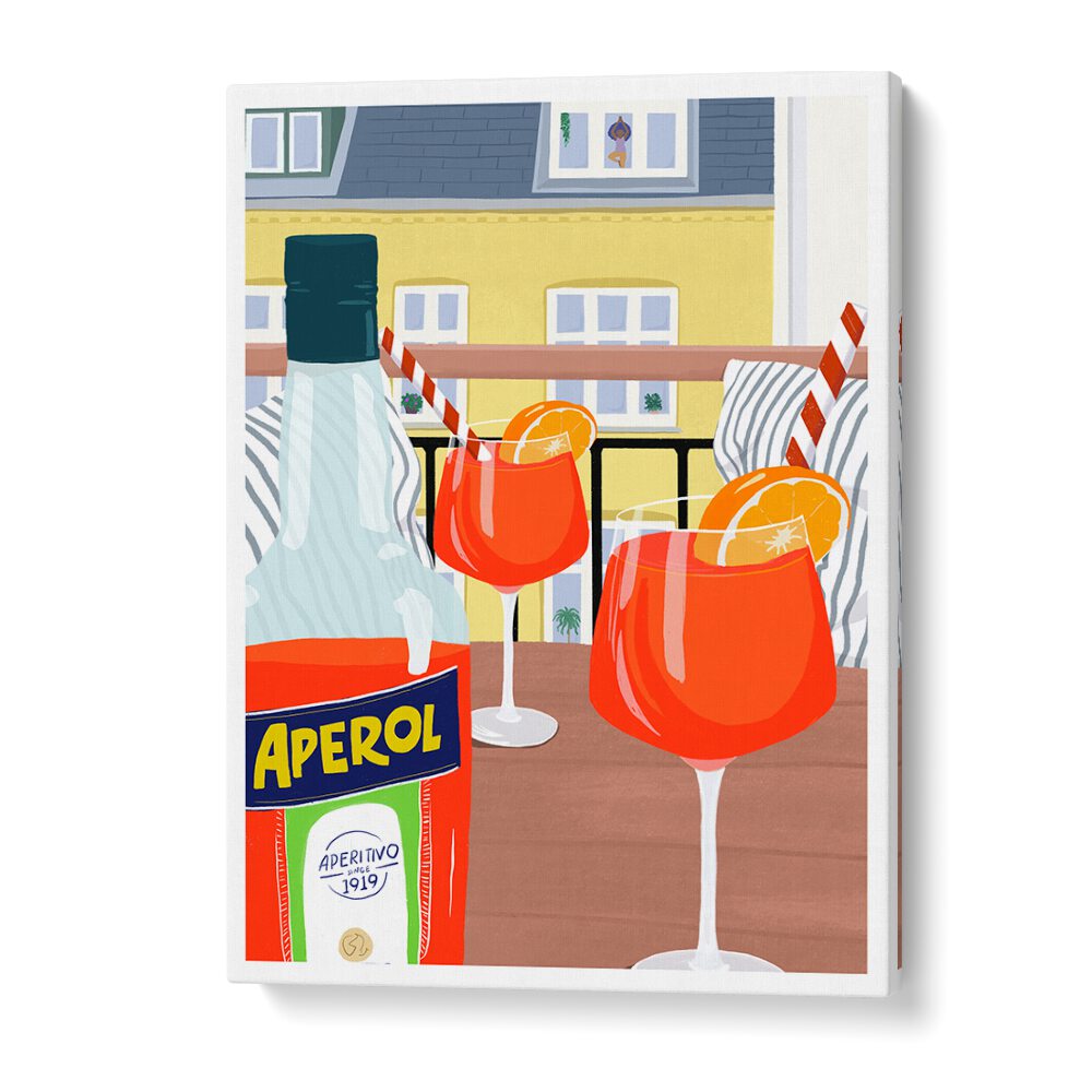 Balcony Bar Art Prints Cafe Posters in Gallery Wrap