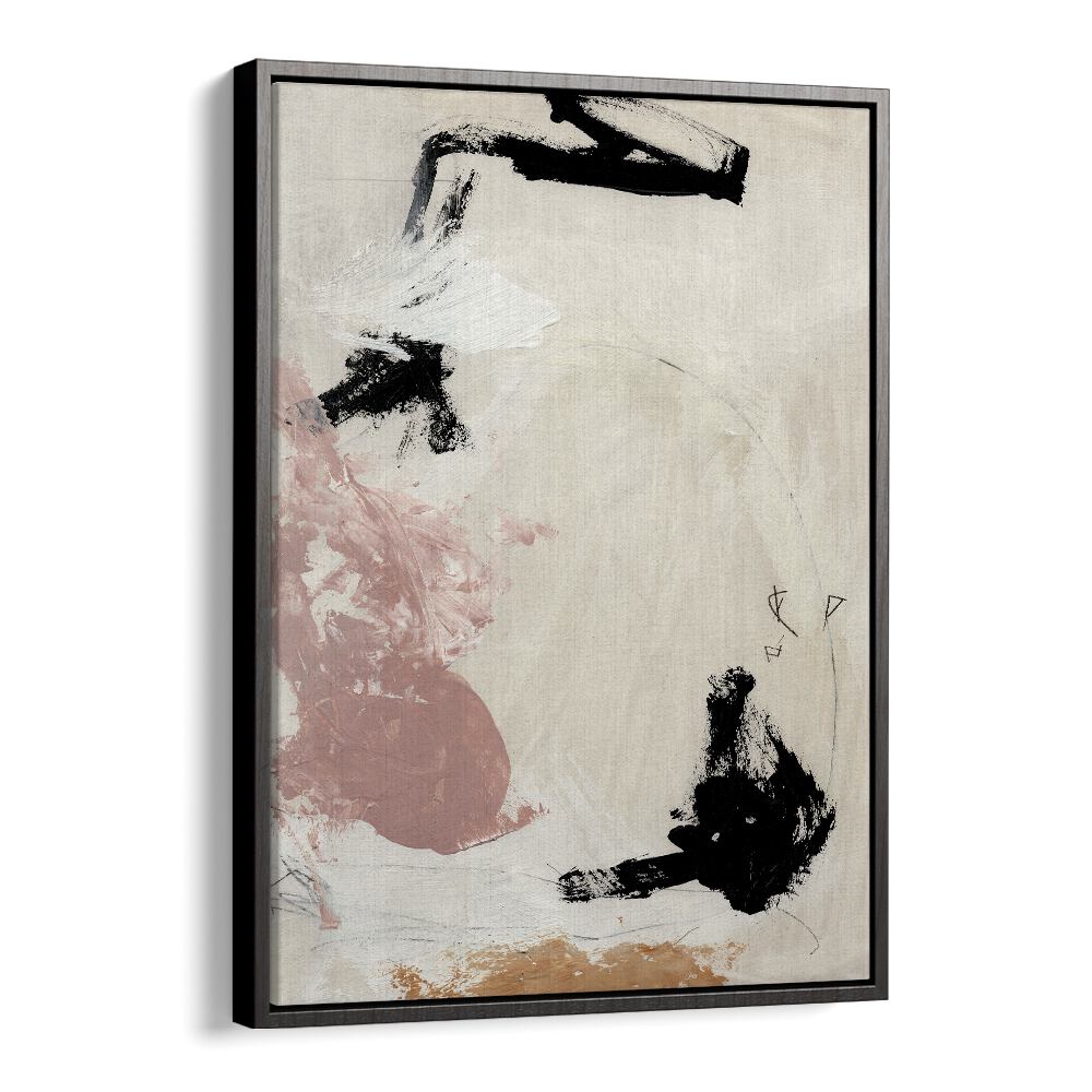 Ballet By Dan Hobday Abstract Art Abstract Paintings in Black Floater Frame