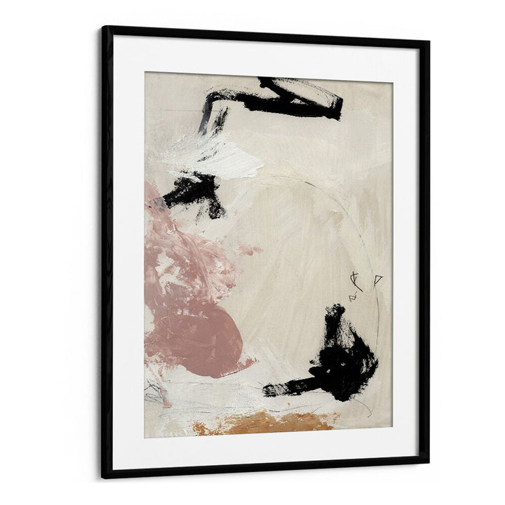 Ballet By Dan Hobday Abstract Art Abstract Paintings in Black Frame With Mount