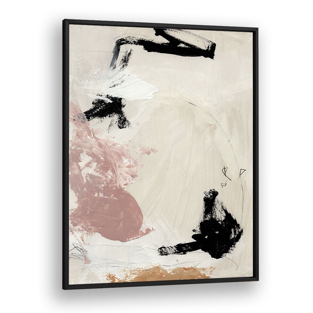 Ballet By Dan Hobday Abstract Art Abstract Paintings in Black Plain Frame