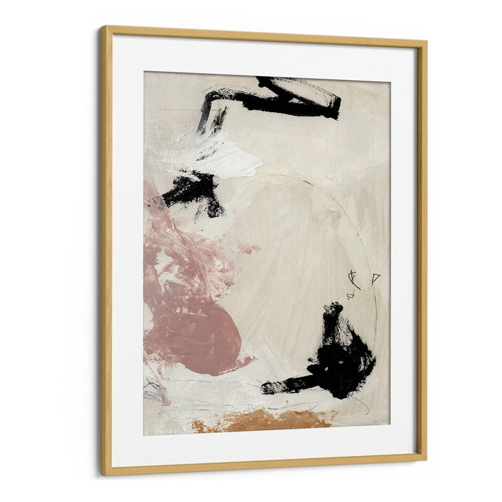 Ballet By Dan Hobday Abstract Art Abstract Paintings in Oak Wood Frame With Mount