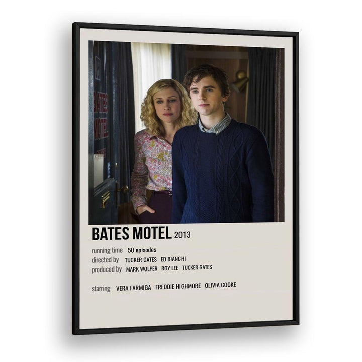 Bates Motel 2013 Movie Posters in Black Plain Frame