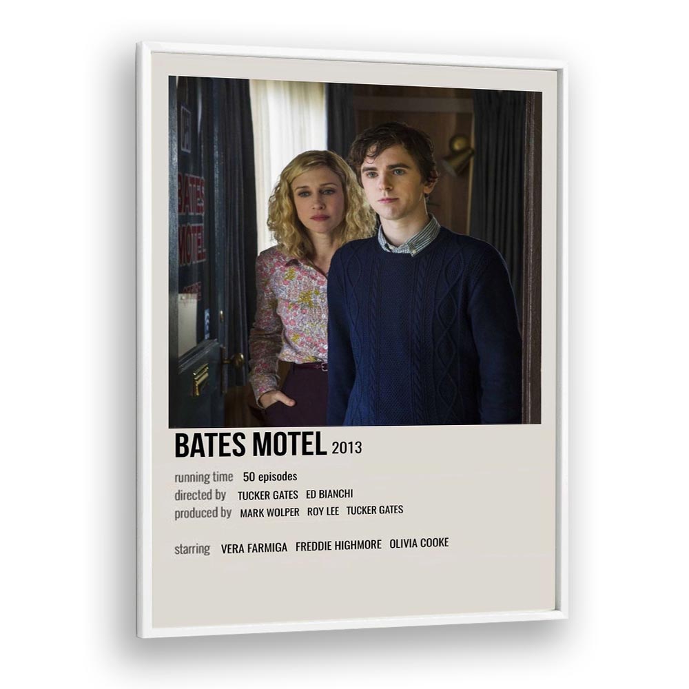 Bates Motel  2013 Movie Posters in White Plain Frame