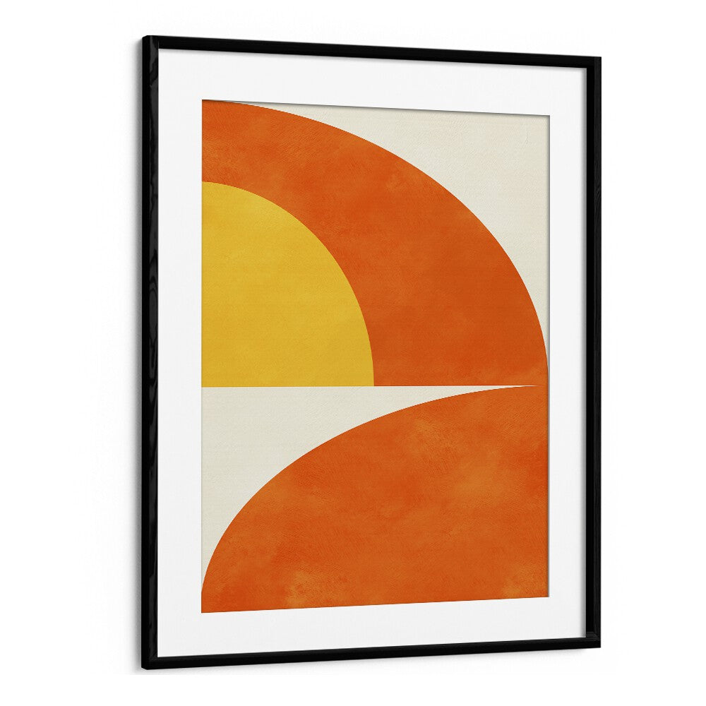 Bauhaus I By Ana Rut Bre Landscape Art Prints in Black Frame With Mount