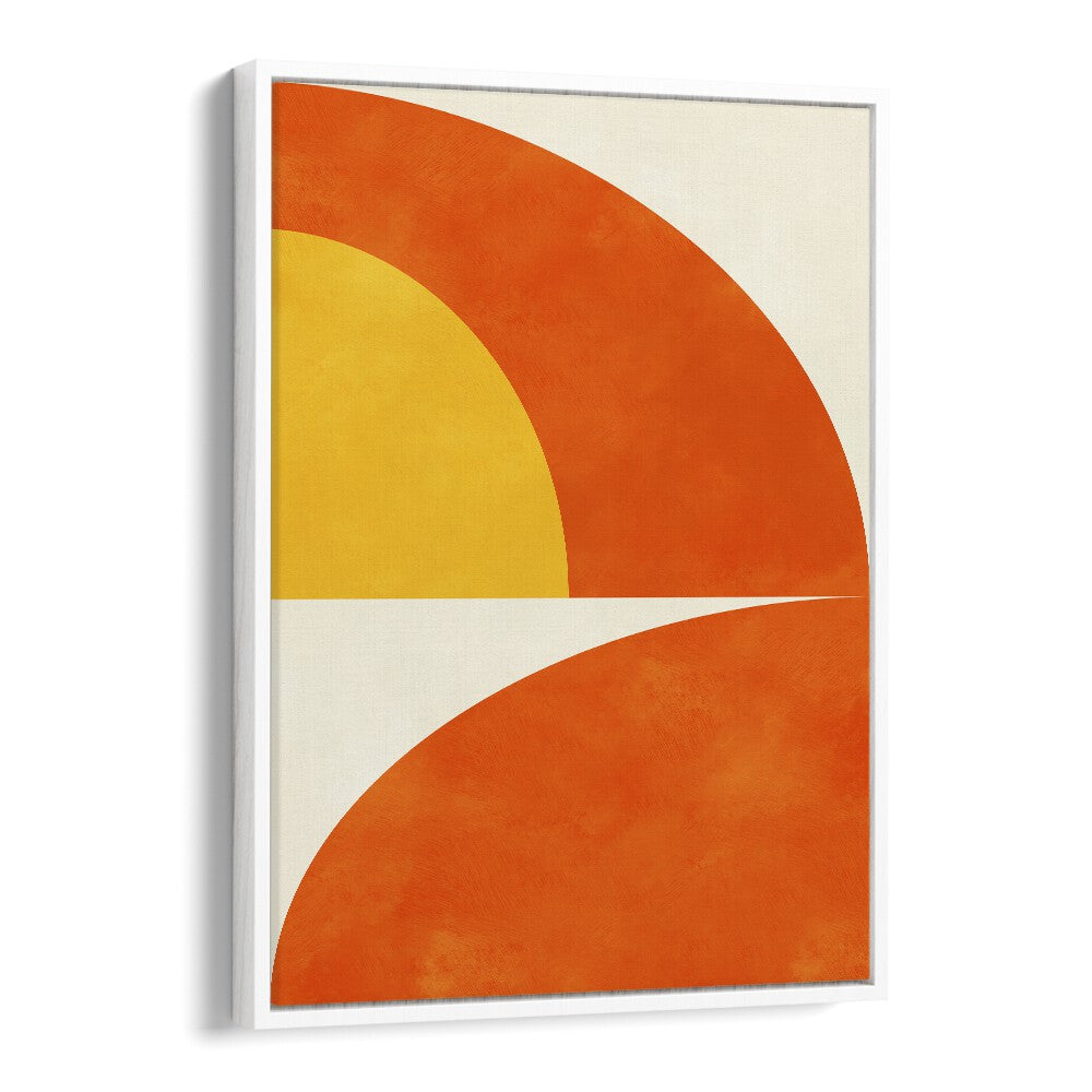 Bauhaus I By Ana Rut Bre Landscape Art Prints in White Floater Frame