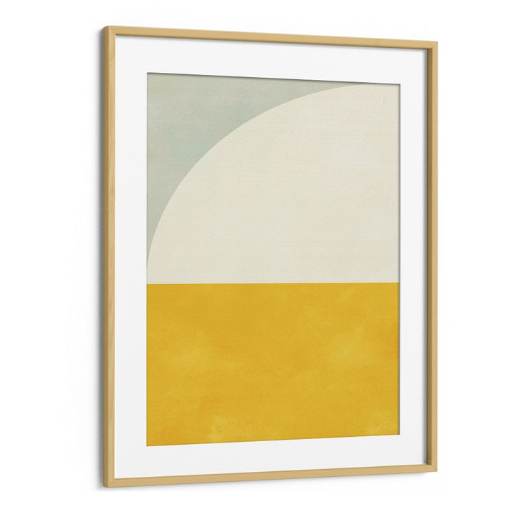 Bauhaus II By Ana Rut Bre Landscape Art Prints in Oak Wood Frame With Mount