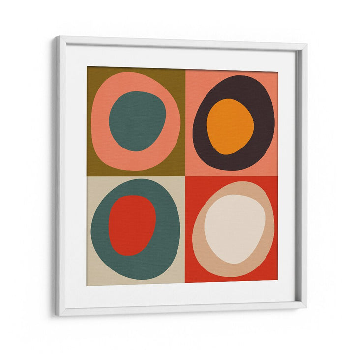 Bauhaus New III By Ana Rut Bre Abstract Art Abstract Paintings in White Frame With Mount