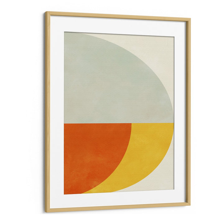 Bauhaus V By Ana Rut Bre Landscape Art Prints in Oak Wood Frame With Mount