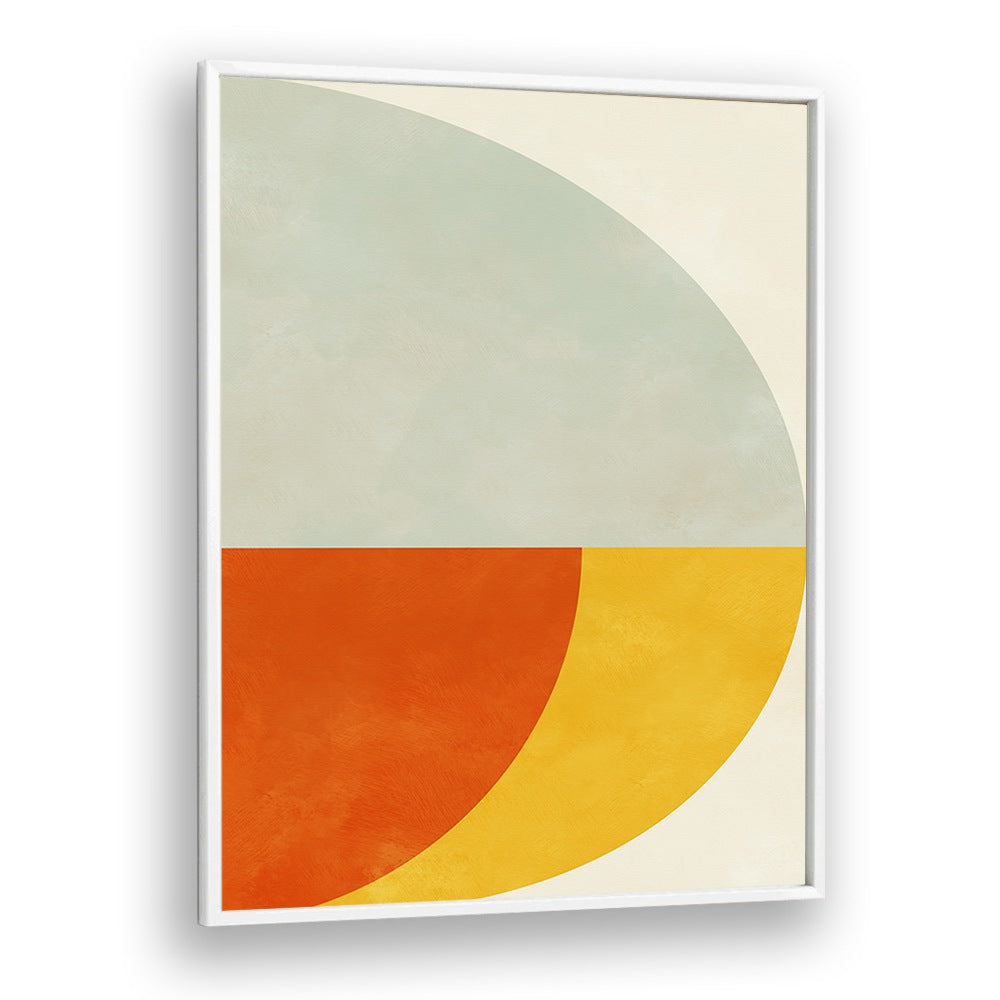 Bauhaus V By Ana Rut Bre Landscape Art Prints in White Plain Frame