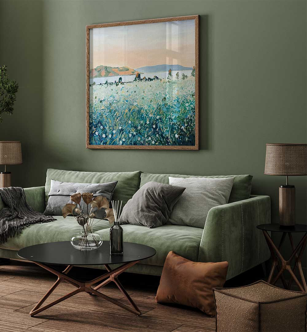 BAY VIEW , LANDSCAPE PAINTINGS