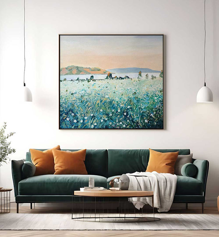 BAY VIEW , LANDSCAPE PAINTINGS