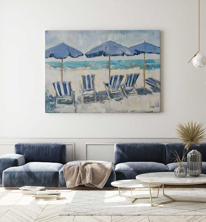 BEACH CHAIRS , BEACH PAINTINGS