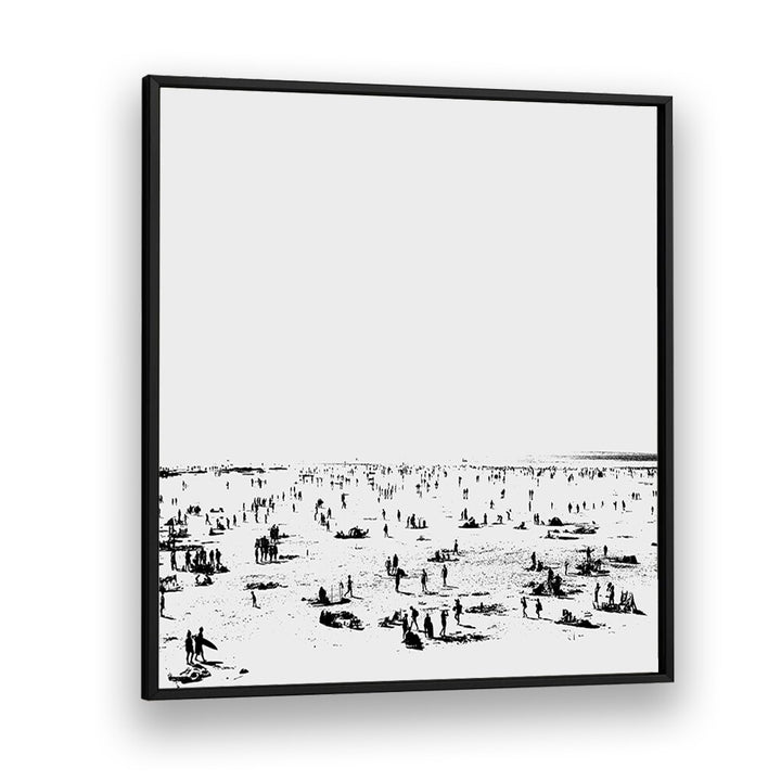 Beach II By Dan Hobay Abstract Art Abstract Paintings in Black Plain Frame