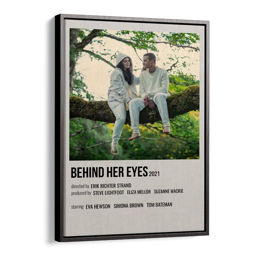 Behind Her Eyes 2021 Movie Posters in Black Floater Frame