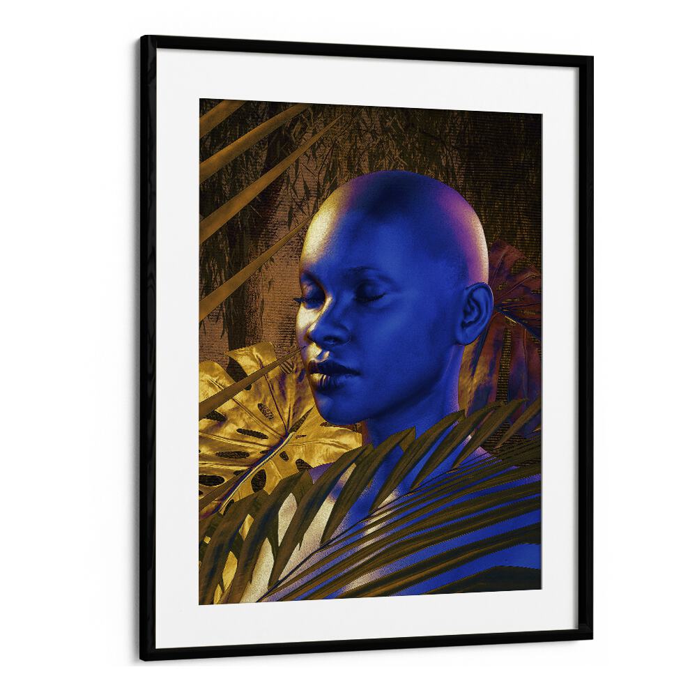 Being By Cosmo Zach Surreal Art Prints Surrealism in Black Frame With Mount