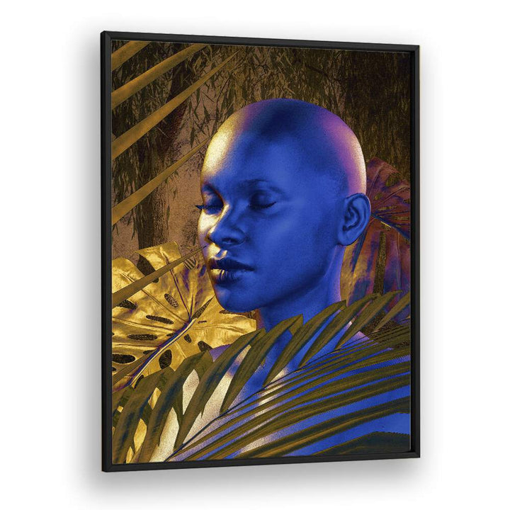 Being By Cosmo Zach Surreal Art Prints Surrealism in Black Plain Frame