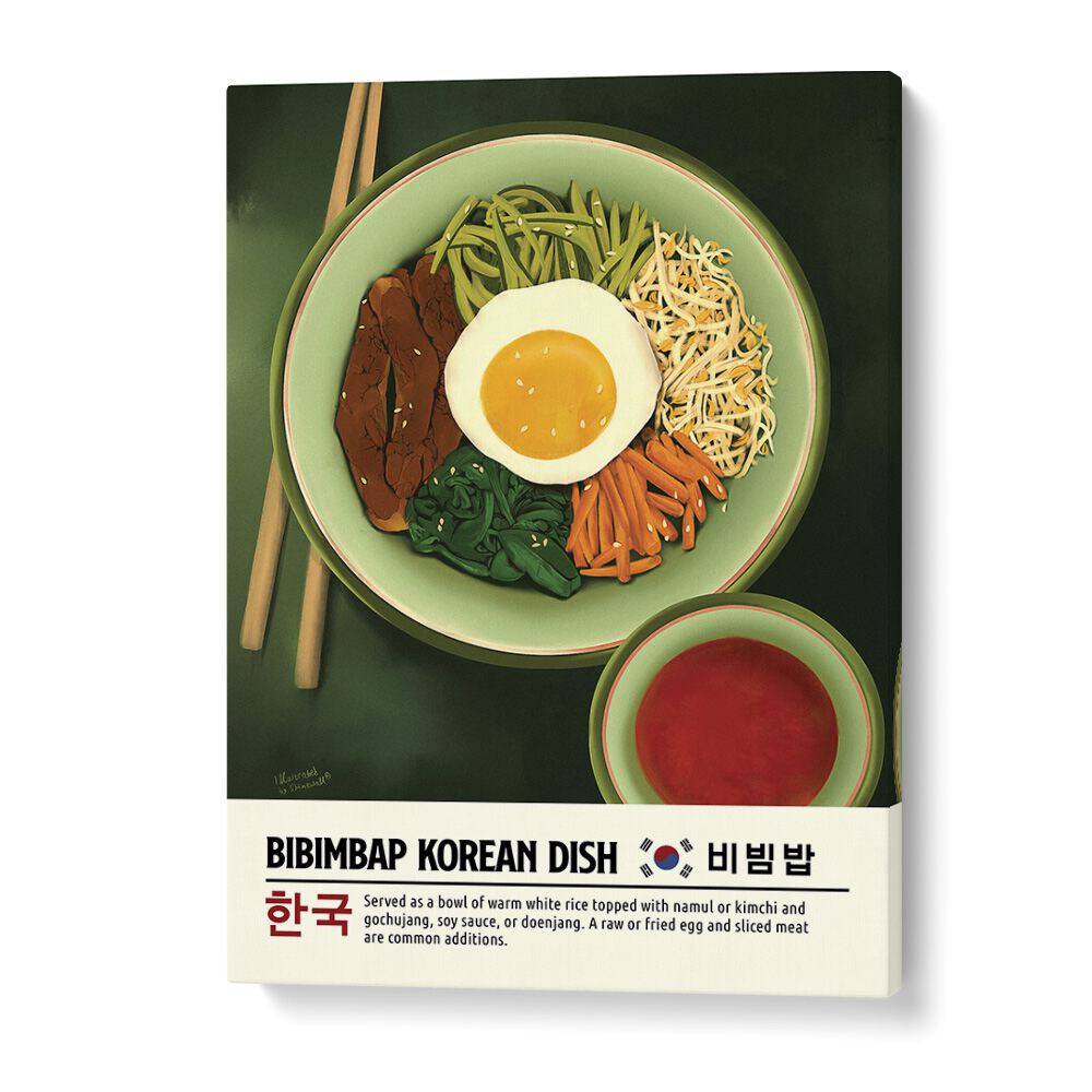 Bibimbap by Studio Mandariini Kitchen Posters Kitchen Art Prints in Gallery Wrap