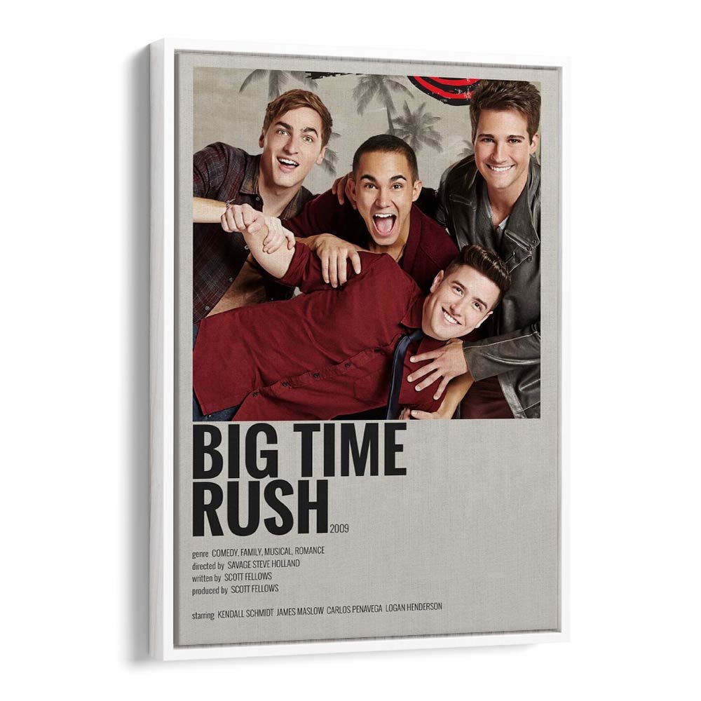 Big Time Rush 2009 Movie Posters in White Floater Frame