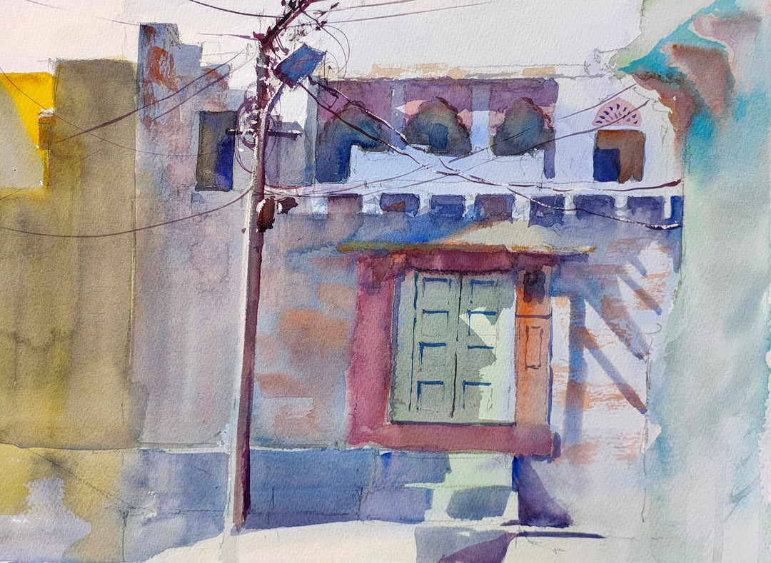 A SLICE OF JODHPUR ,HANDMADE ARTWORKS ,  SET OF 3 PAINTINGS