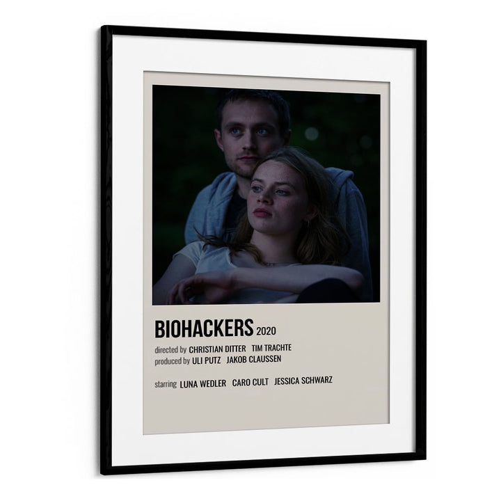 Biohackers 2020 Movie Posters in Black Frame With Mount