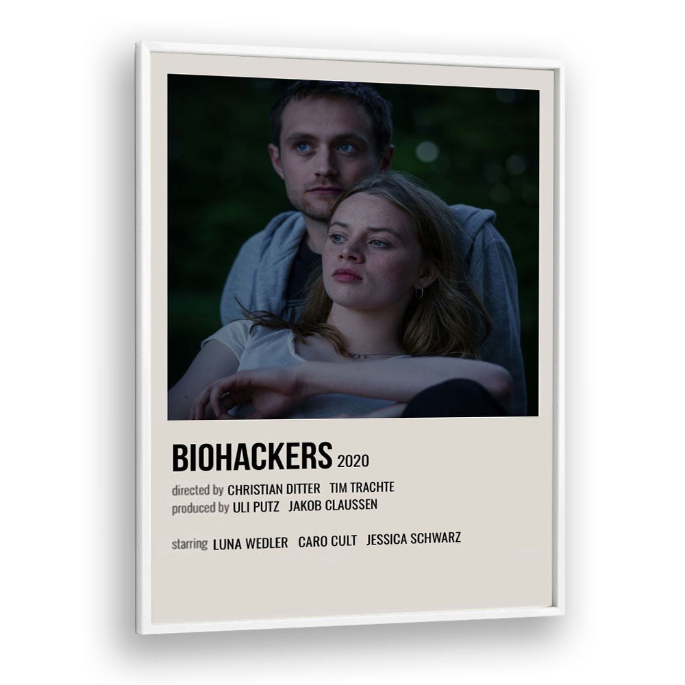 Biohackers 2020 Movie Posters in White Plain Frame