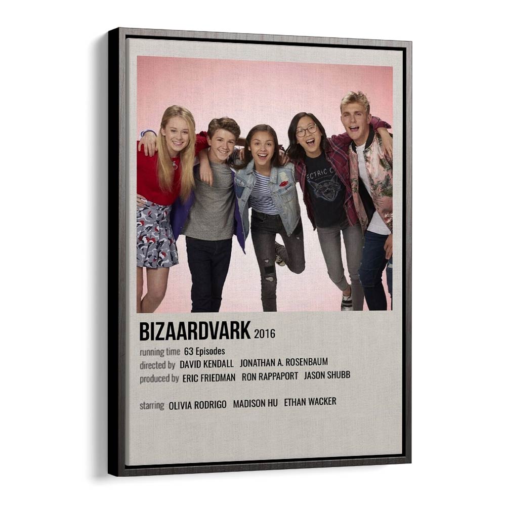 Bizaardvark 2016 Movie Posters in Black Floater Frame