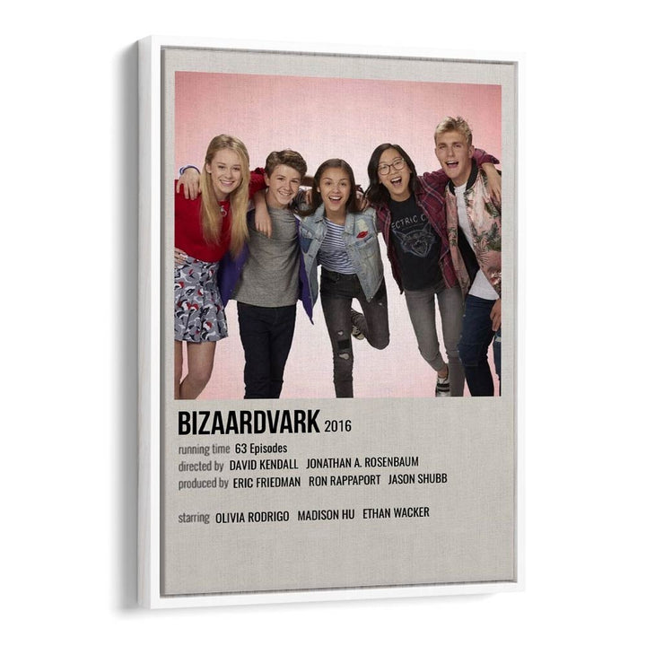 Bizaardvark 2016 Movie Posters in White Floater Frame