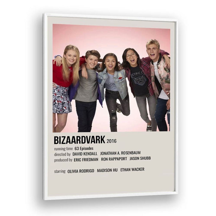 Bizaardvark 2016 Movie Posters in White Plain Frame