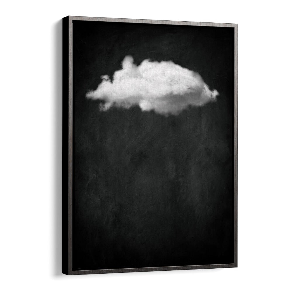 Black Cloud I By Aureous Abstract Paintings Abstract Art Prints in Black Floater Frame