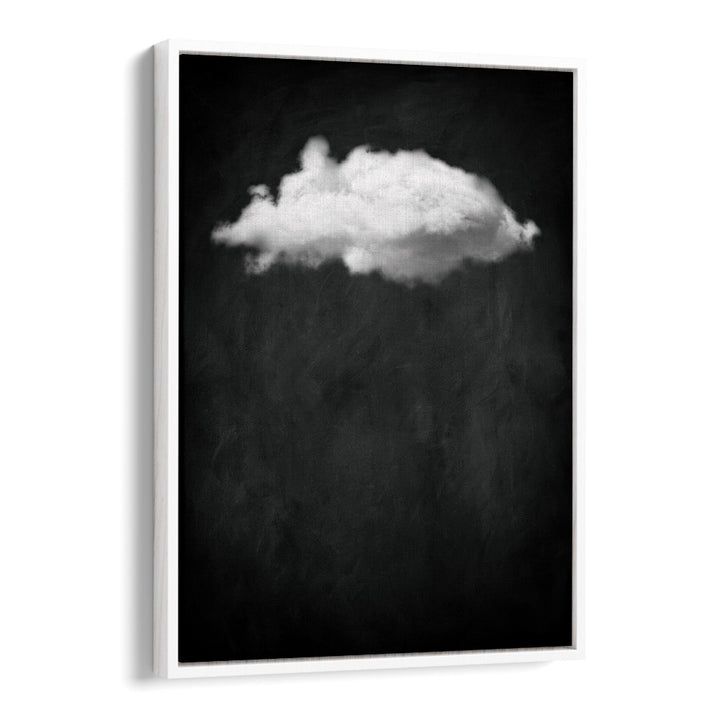 Black Cloud I By Aureous Abstract Paintings Abstract Art Prints in White Floater Frame