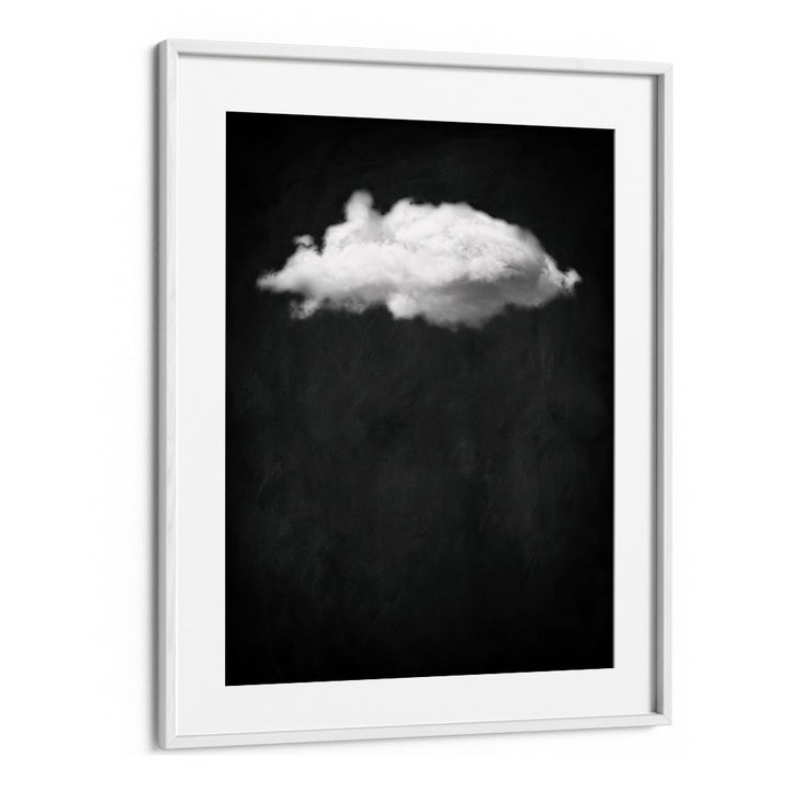 Black Cloud I By Aureous Abstract Paintings Abstract Art Prints in White Frame With Mount