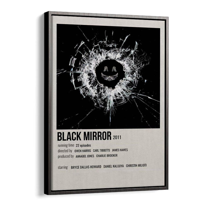 Black Mirror 2011 i Movie Posters in Black Floater Frame