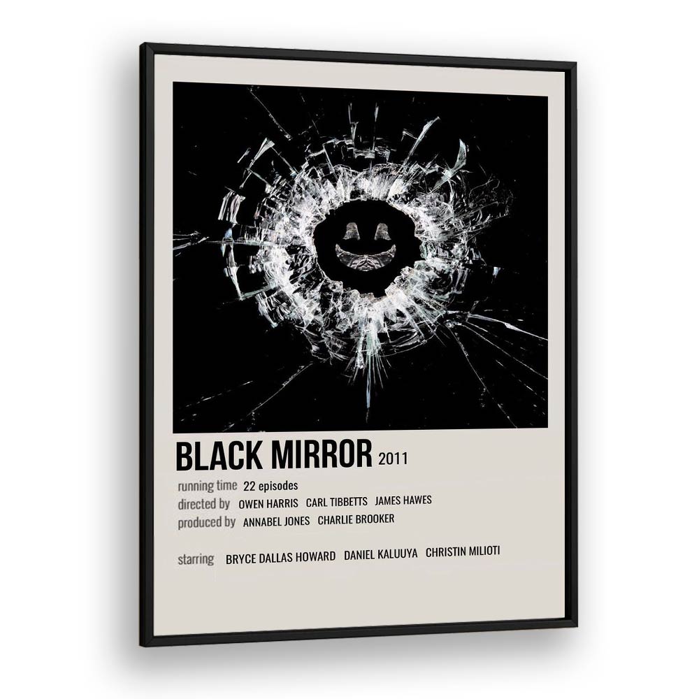 Black Mirror 2011 i Movie Posters in Black Plain Frame