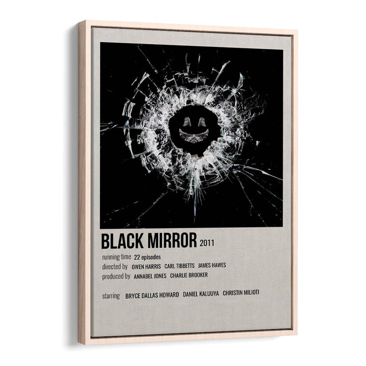 Black Mirror 2011 i Movie Posters in Oak Wood Floater Frame