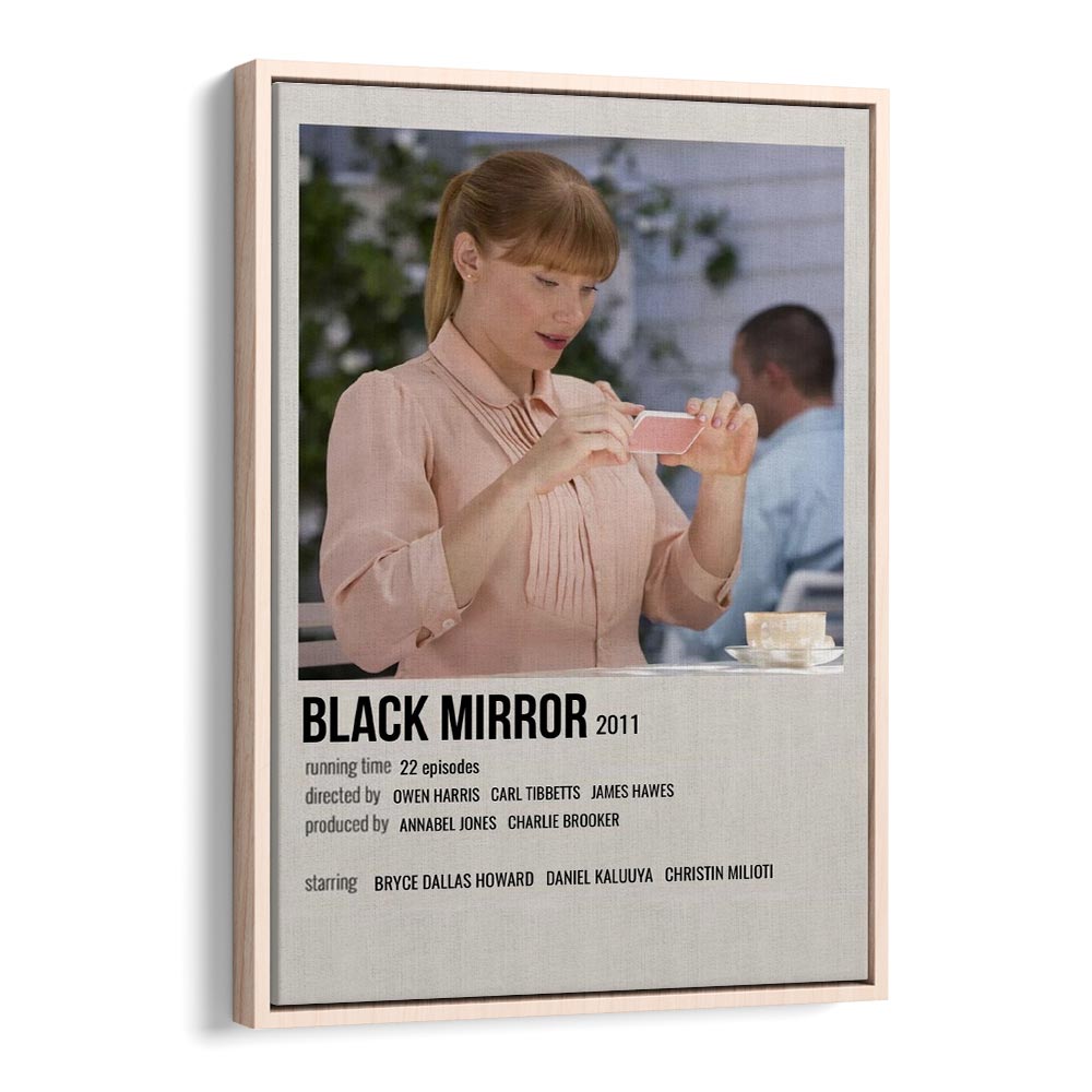 Black Mirror 2011 ii Movie Posters in Oak Wood Floater Frame