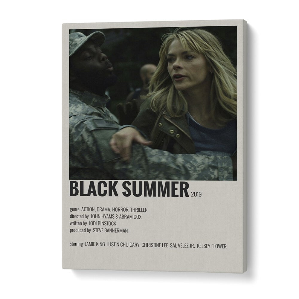 Black Summer Movie Posters in Gallery Wrap