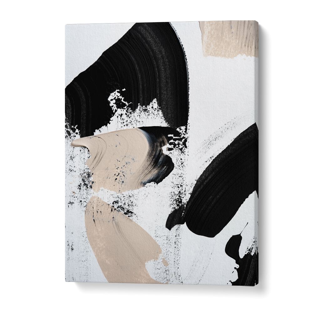 Black and Nude ii by Uplus Me Studio Abstract Art Abstract Paintings in Gallery Wrap