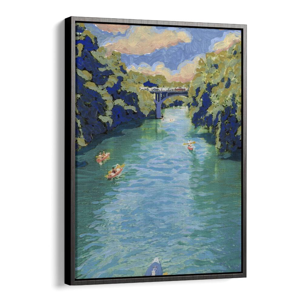 Eleanor Baker painting - BARTON CREEK AUSTIN by Asianmonk