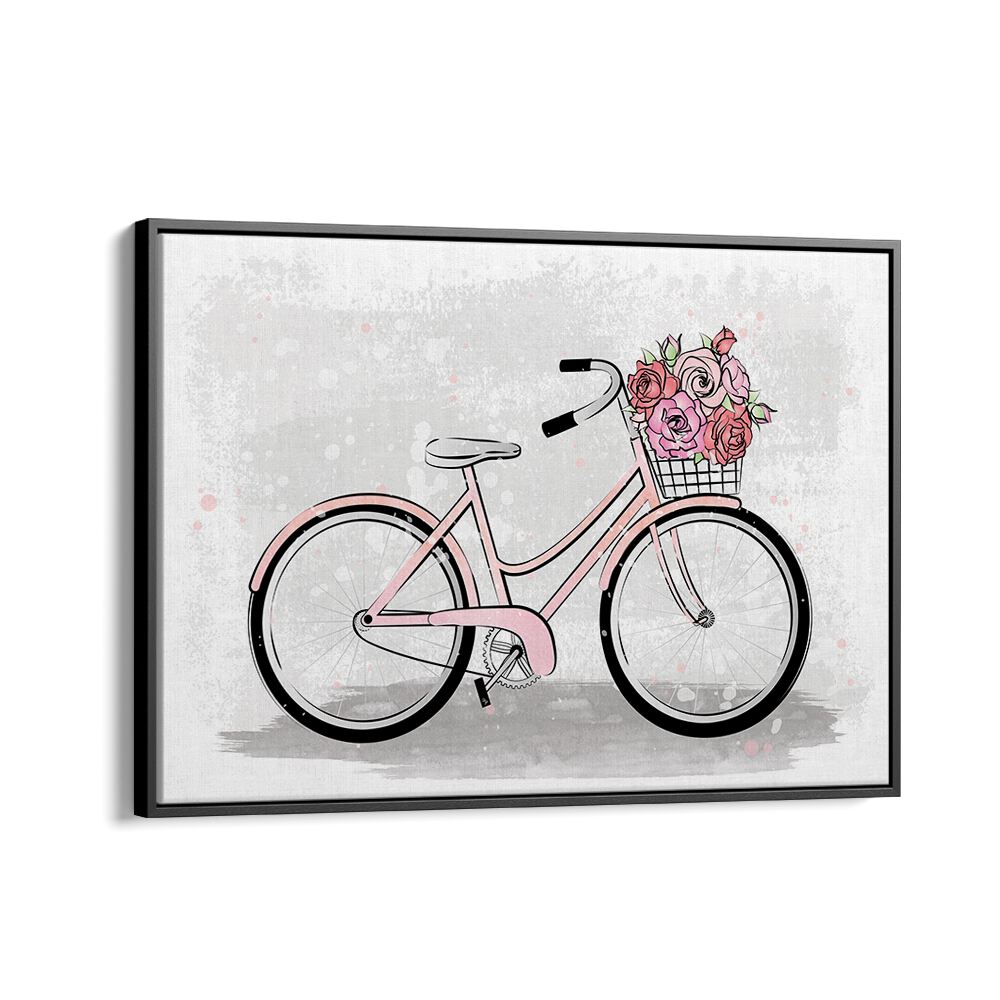 GREY BIKE BY MARTINA FASHION PAINTINGS, FASHION POSTERS