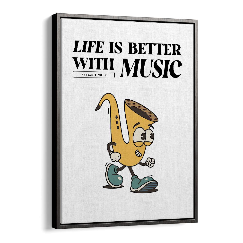 Quotes painting - HARMONY IN EVERY NOTE: LIFE IS BETTER WITH MUSIC by Asianmonk